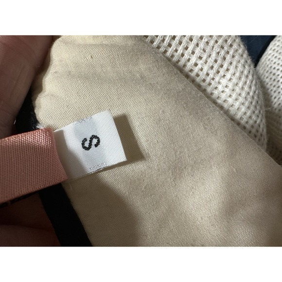 DELFINA BALDA Size S Tropical Leaf Dress Orange Waffle Knit Top Linen Resort USA - Picture 6 of 7